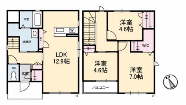 ドムス・ヒルズ L館の物件間取画像